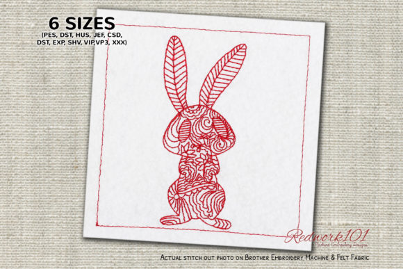 Bunny Zentangle Review: Intricate Zenbroidery for Easter