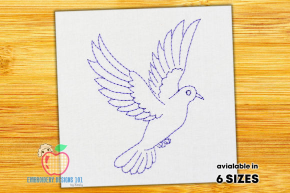 Dove in Flight Bean Stitch: A Holiday Design Review