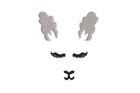 Floating Llama Face: A Holiday Embroidery Review