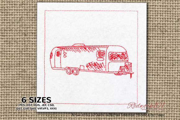 Long Camper: A Redwork Review for Boutique Apparel