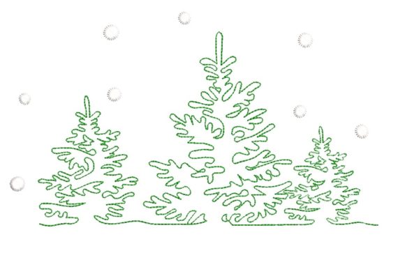 Review: Christmas Trees in the Winter Forest Design