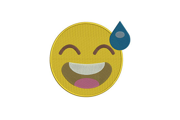 Reviewing Face with Sweat Emoji for Boutique Sweatshirts